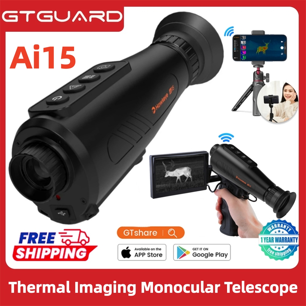 Outdoor Hunting Digital Night Vision - Monokular termowizyjny z 8-krotnym zoomem cyfrowym,