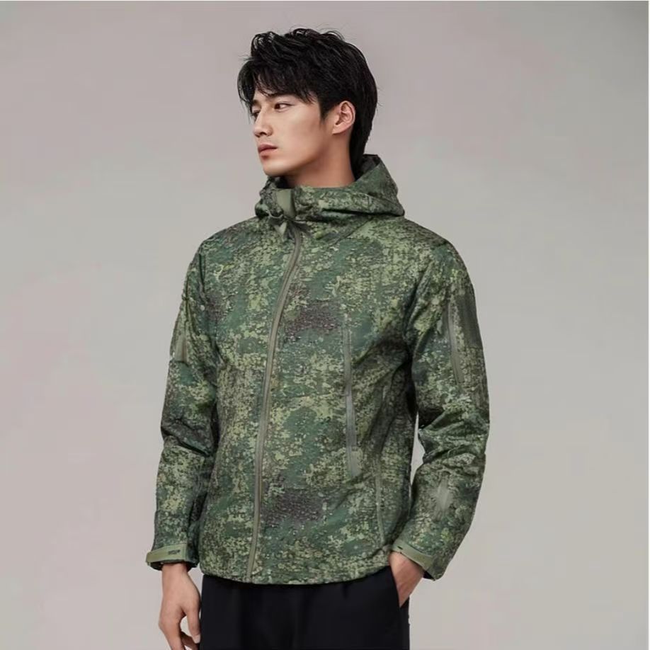 Camouflage Hunting Jacket - 5XL 6XL Rosyjski Kamuflaż Taktyczny Uniform