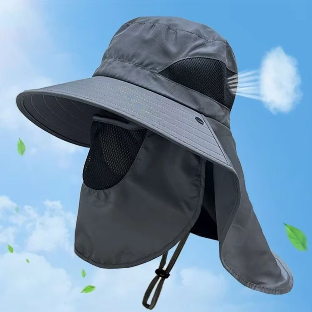 Mens Outdoor Hunting Hats - Letnie kapelusze przeciwsłoneczne z ochroną UV,