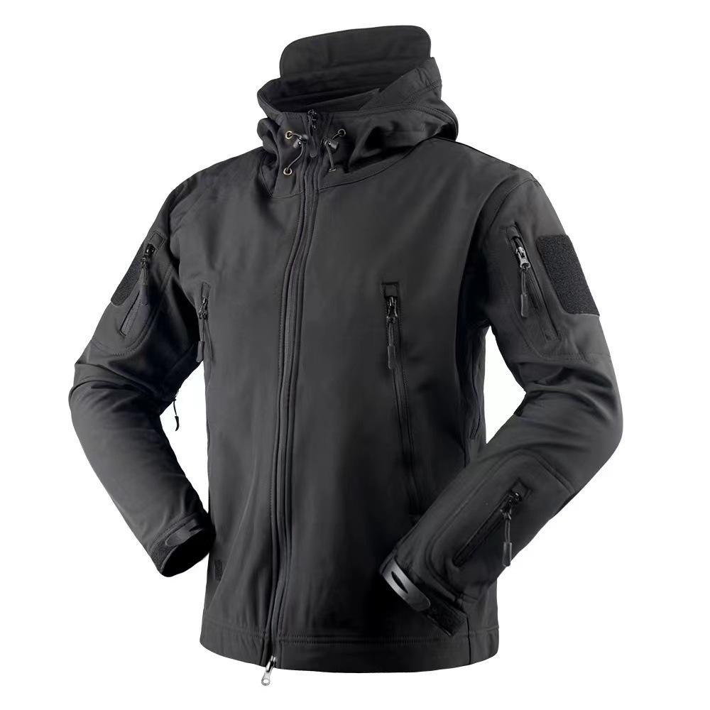 Camouflage Hunting Jacket - Męska kurtka wiosenno-jesienna outdoorowa treningowa kamuflażowa