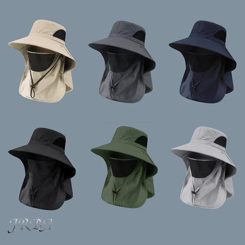 Mens Outdoor Hunting Hats - Letnie kapelusze przeciwsłoneczne z ochroną UV,