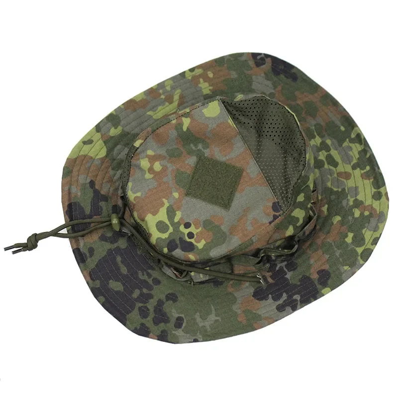 Mens Outdoor Hunting Hats - Nowa Taktyczna Czapka Boonie z Kamuflażem,