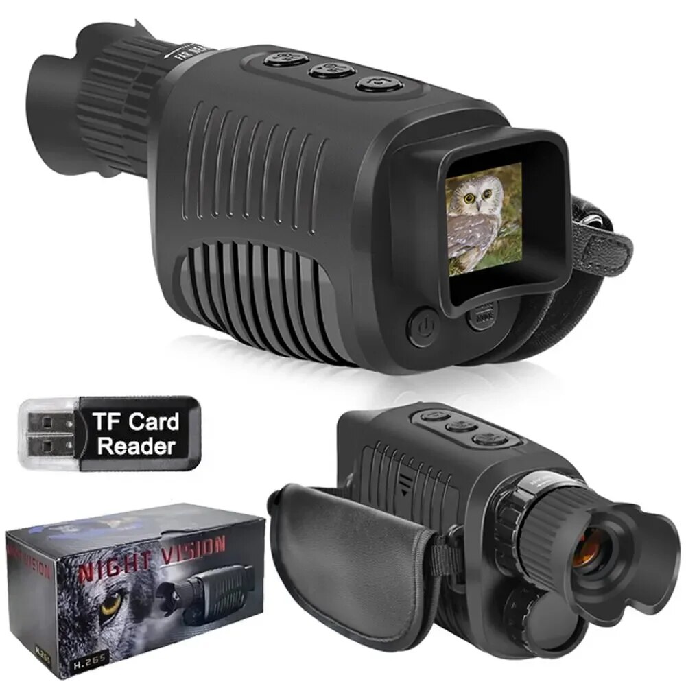 Outdoor Hunting Digital Night Vision - Monokularowe urządzenie noktowizyjne 1080P HD kamera