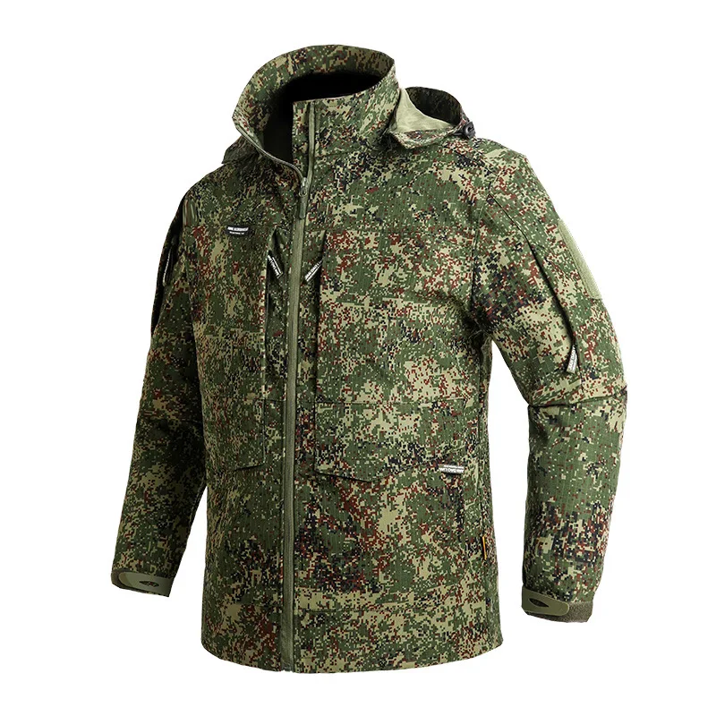 Camouflage Hunting Jacket - Męski mundur taktyczny w rosyjskim kamuflażu