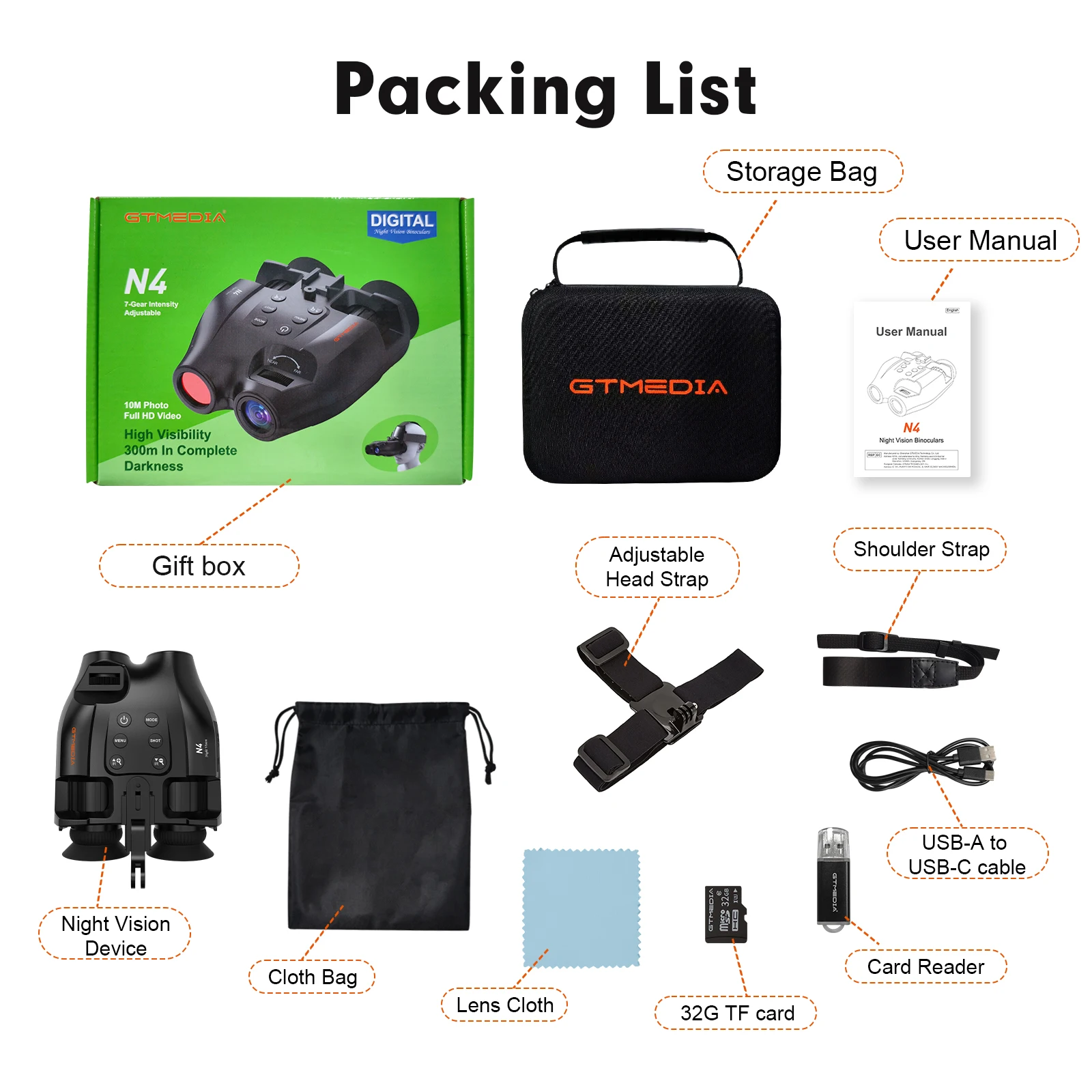 GTMEDIA N4 – taktyczny telesko – Outdoor Hunting Digital Night Vision recenzja i cena