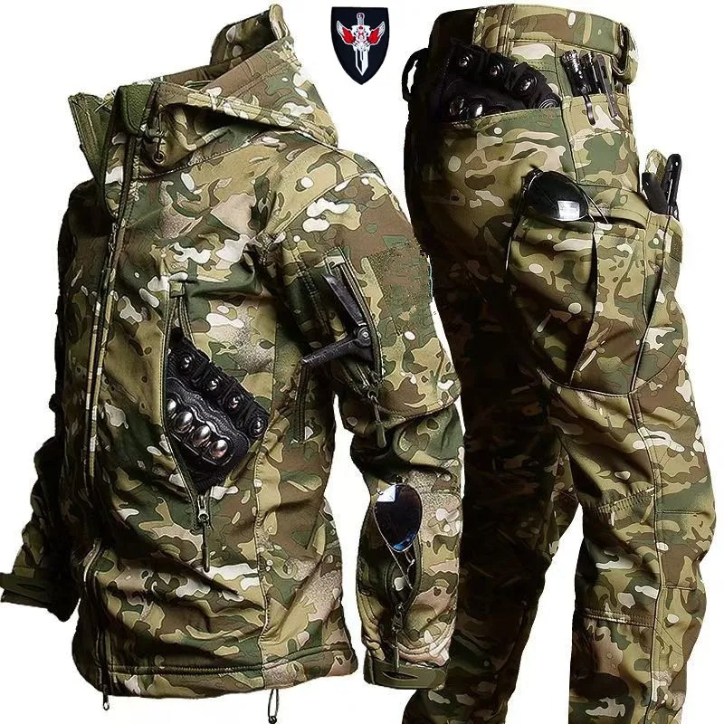 Męska kurtka softshell w kamuf – Camouflage Hunting Jacket recenzja i cena