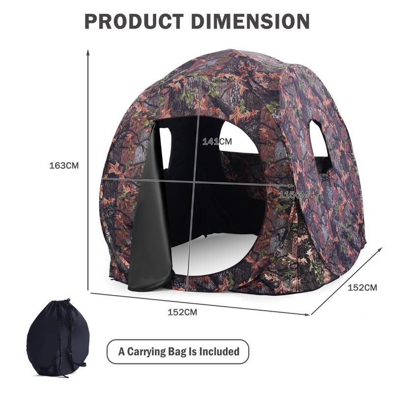 Namiot myśliwski dla 3 osób, r – Hunting Outdoor recenzja i cena