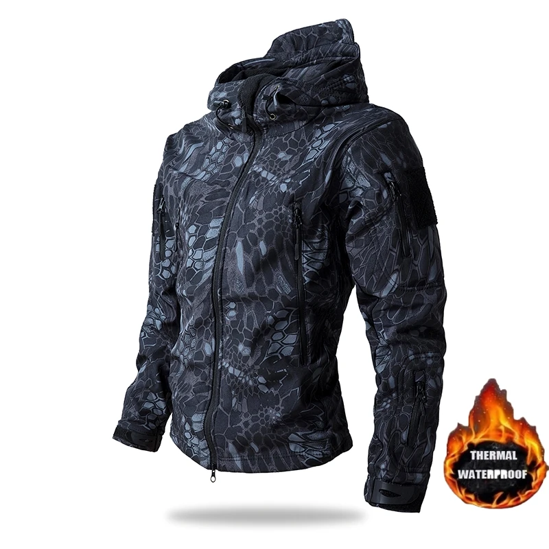 Zimowe wojskowe kurtki ze skór – Camouflage Hunting Jacket recenzja i cena