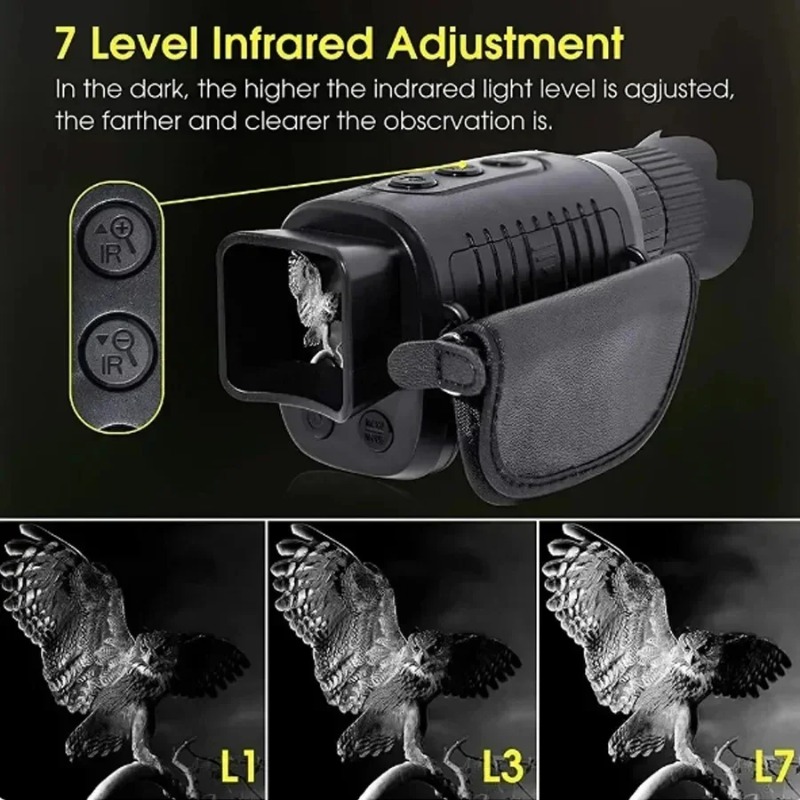 Monokular cyfrowy z 5-krotnym  – Outdoor Hunting Digital Night Vision recenzja i cena