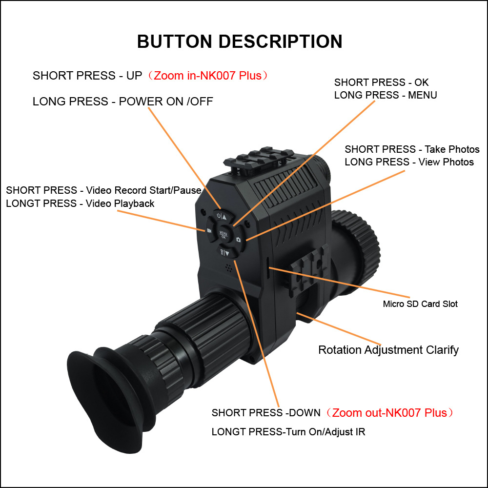 NK007 – cyfrowy monokular do o – Outdoor Hunting Digital Night Vision recenzja i cena