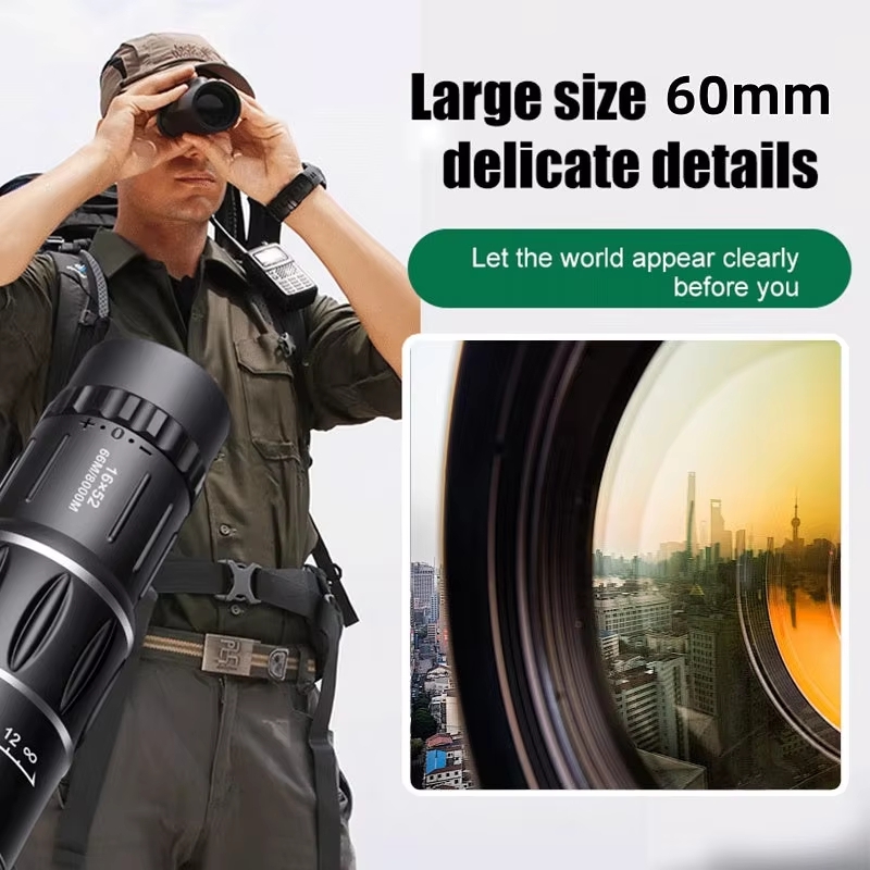 Monokular 16x52 z podwójnym og – Outdoor Hunting Photography recenzja i cena