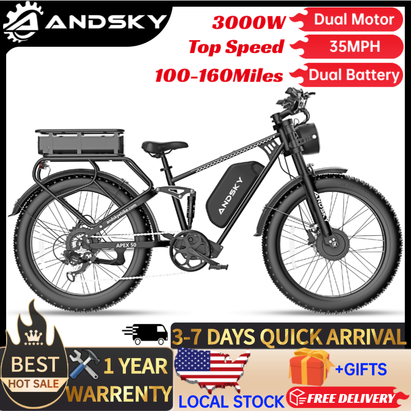 Rower elektryczny ANDSKY Apex5 – Hunting Outdoor Day recenzja i cena