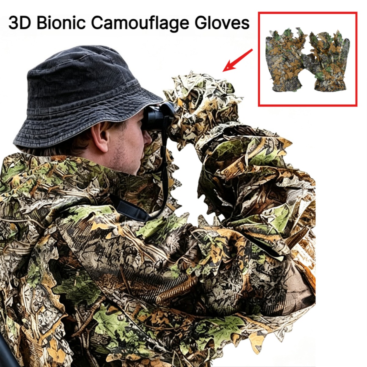 Rękawice myśliwskie 3D z kamuf – Outdoor Hunting Photography recenzja i cena